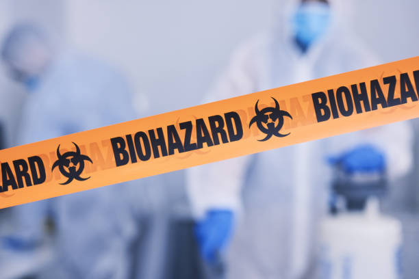 Professional Biohazard Cleanup technician working in Branchville, SC